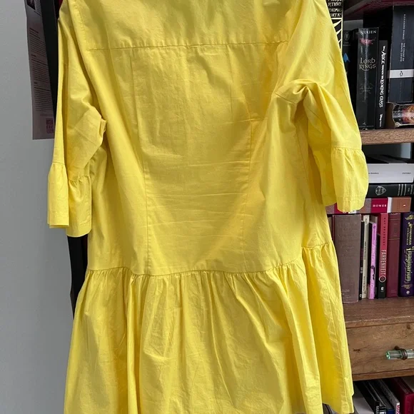 DKNY Sunny Yellow Midi Dress - Picture 3 of 5
